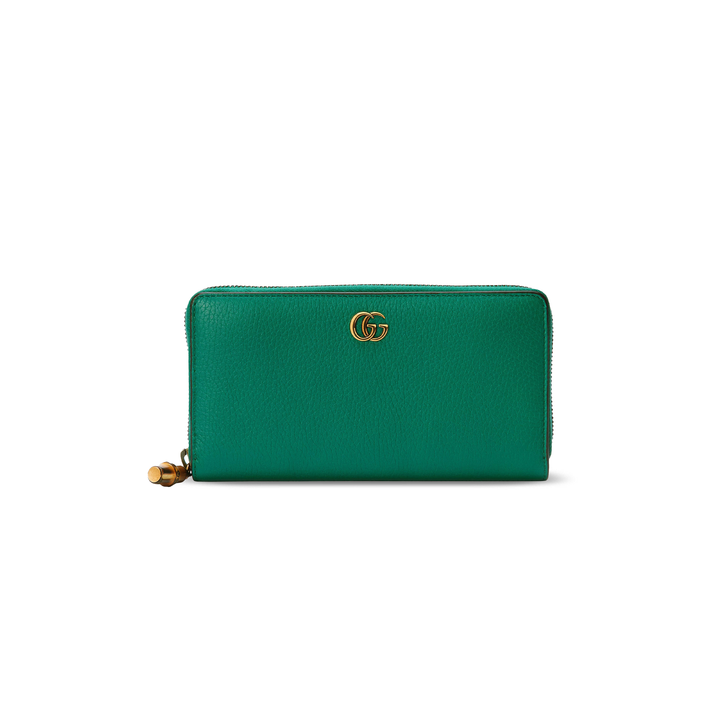 GUCCI ZIP-AROUND WALLET WITH BAMBOO 739499 (19.5*11*3cm)